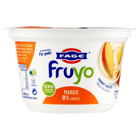 Fruyo Yogurt 0% Grassi al Mango, 150 g